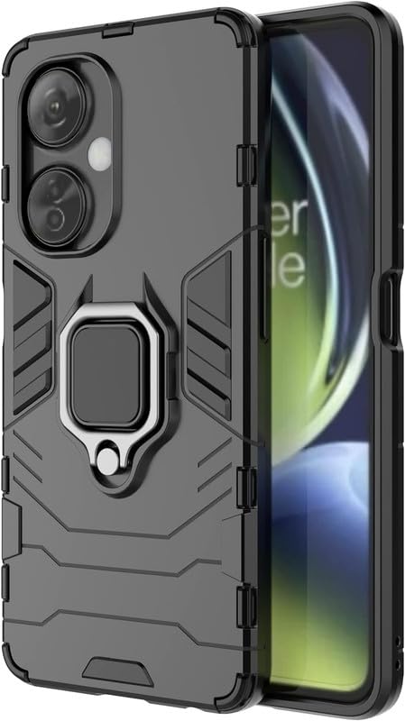 For OnePlus Nord CE 3 5G Back Cover Case Hybrid Armor |Ring Holder Kickstand)