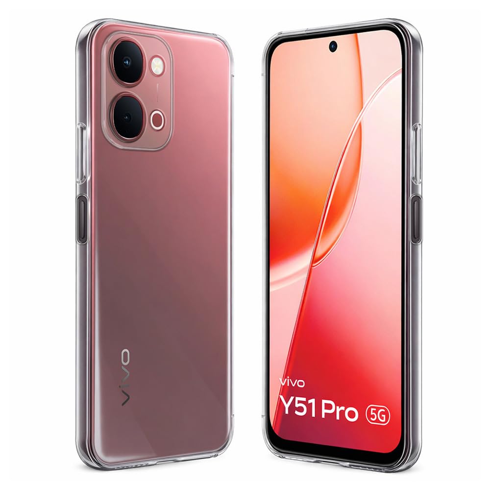 Vivo T5x 5G (Lifetime Anti-Yellow Clear Back Cover)