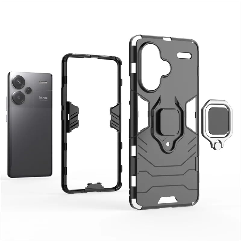 Hybrid Rugged Armor Kickstand Case for Redmi Note 13 Pro+ 5G