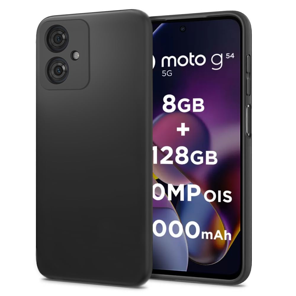 Motorola G64 5G ( Black Silicone Cover)