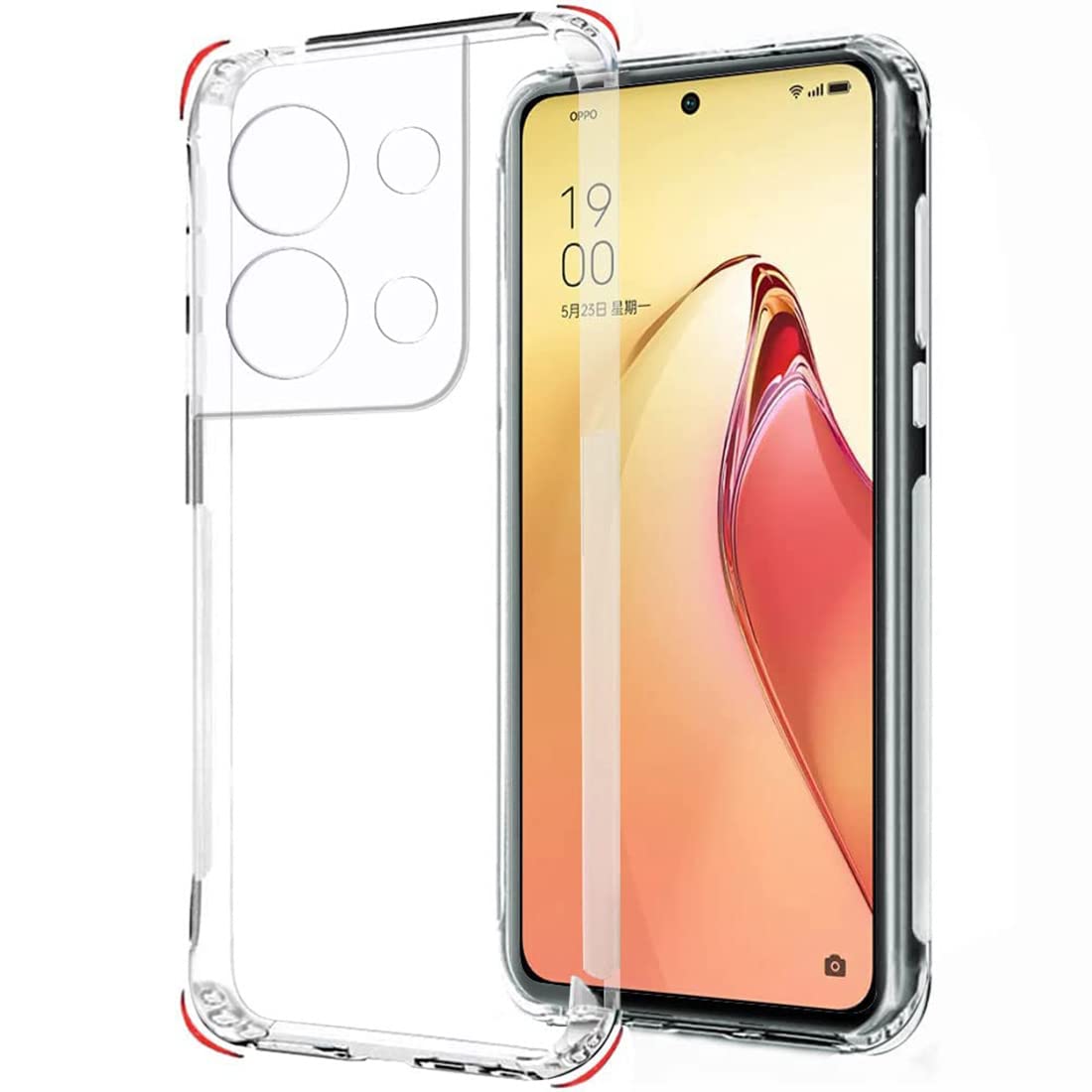 Oppo Reno8 Pro 5G Back Cover (Transparent)