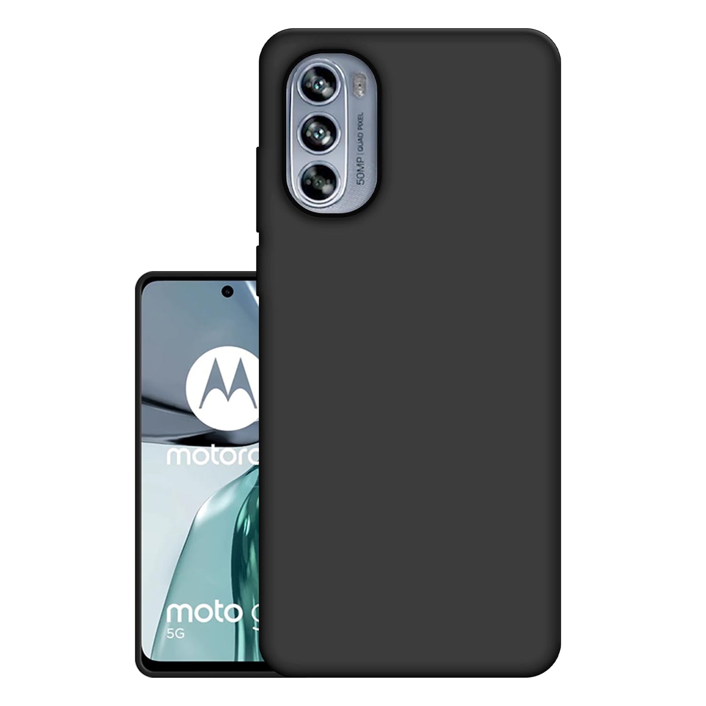 Motorola G62 5G ( Black Silicone Cover)