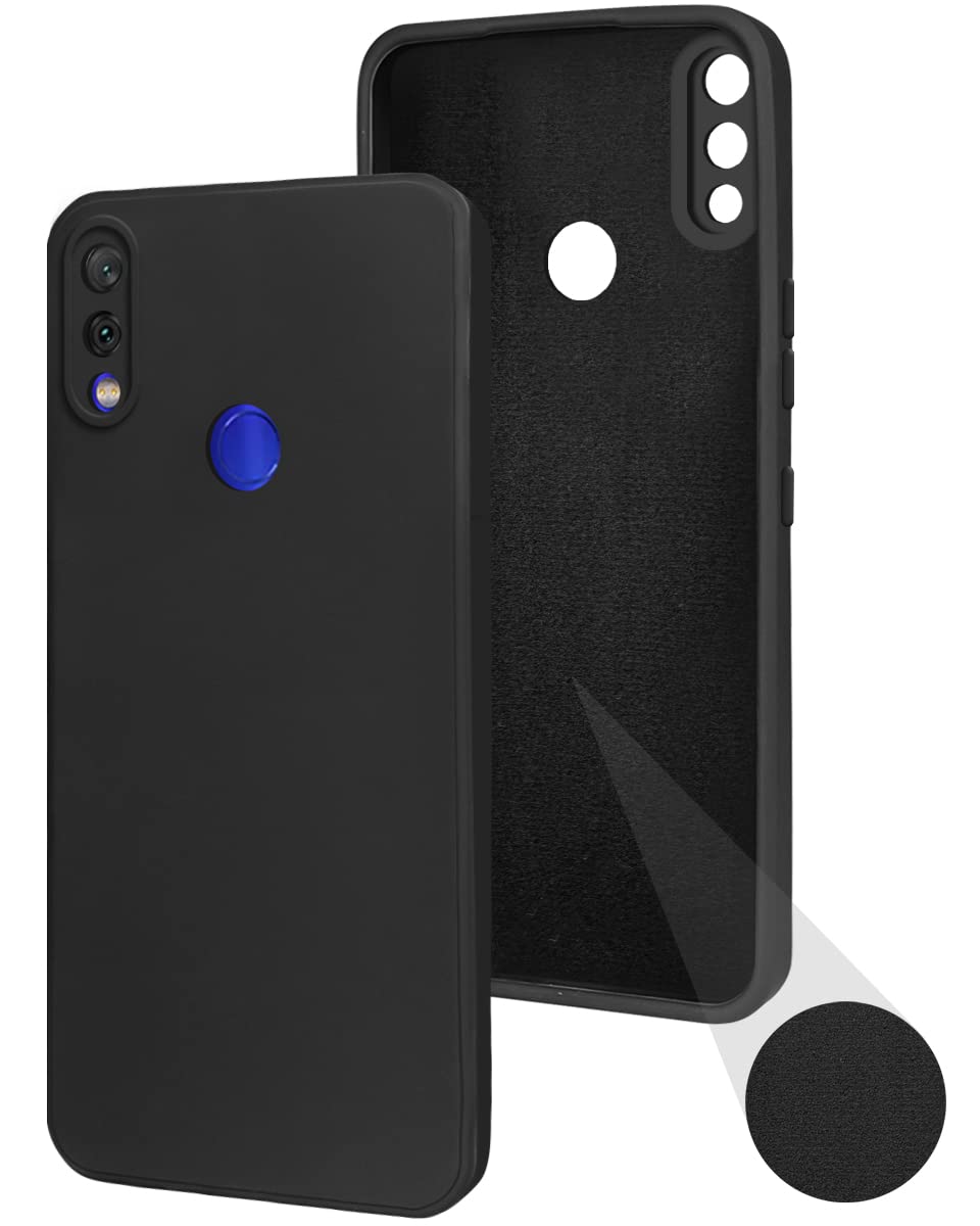 Redmi Note 7/ Note 7pro/ Note 7S ( Black Silicone Cover)