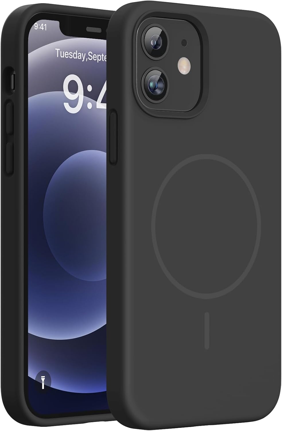 Miracase Silicone & Magnetic for iPhone 12 Pro Case