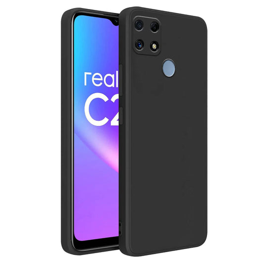 Realme C21 ( Black Silicone Cover)