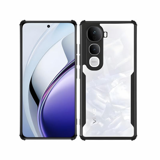 Vivo Y400  5G Back Cover (Black Bumper)