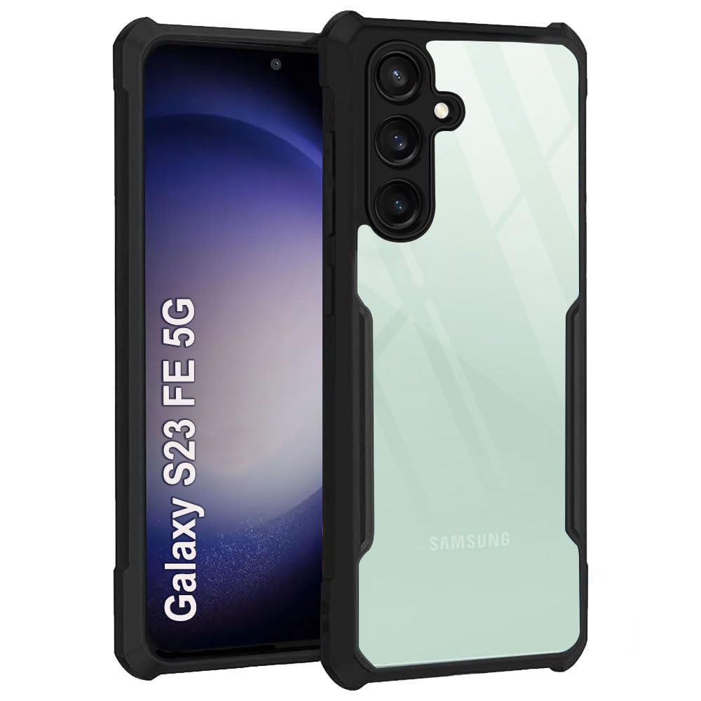 Samsung S23 FE Back Cover (Black Bumper)