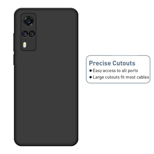 Vivo Y51A/Y51 2020 ( Black Silicone Cover)