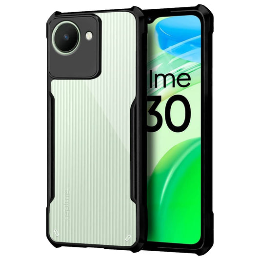Realme C30 Back Cover (Black Bumper)