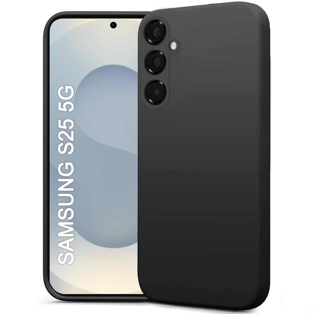 Samsung S25 (Black Silicone Cover)