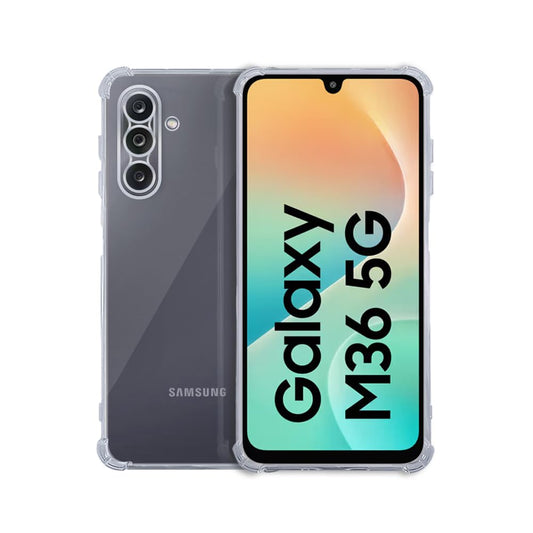 Samsung M36 5G Back Cover (Transparent)