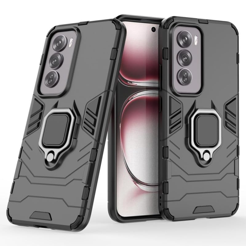 For Realme C71 Back Cover Case Hybrid Armor |Ring Holder Kickstand