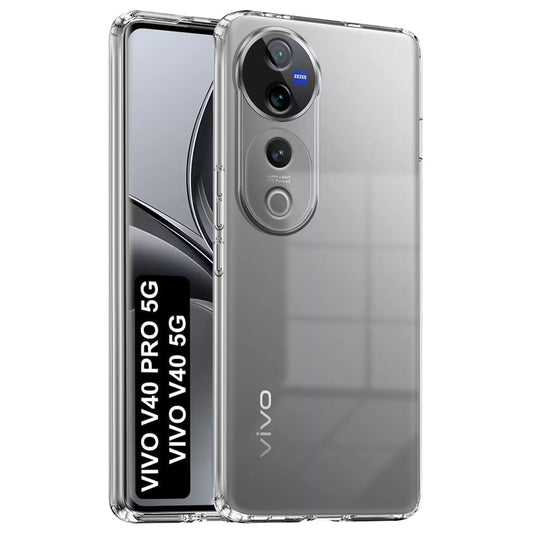 Vivo V40/V40 Pro 5G (Lifetime Anti-Yellow Clear Back Cover)