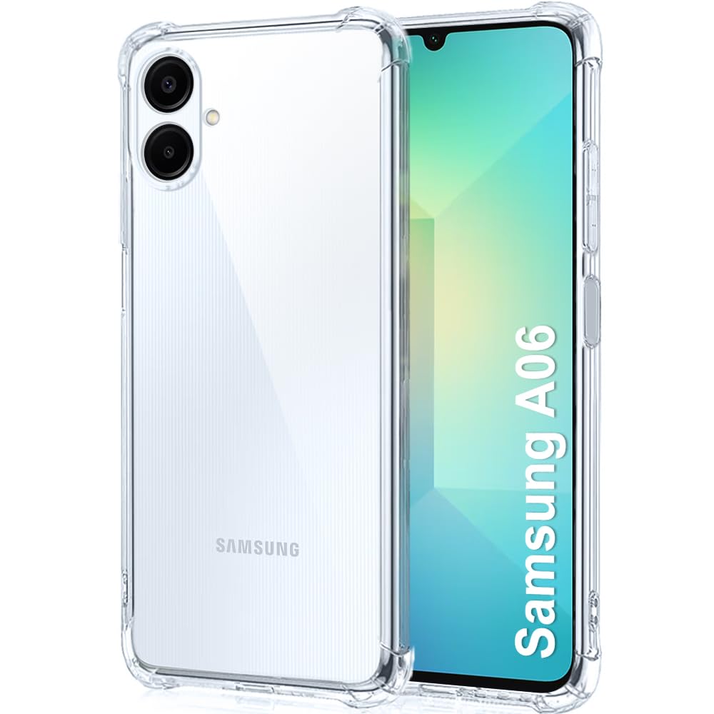 Samsung A06 Back Cover (Transparent)