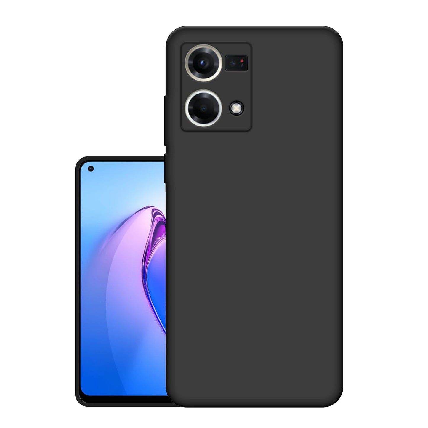 Matte Finish Silicone Cover For Oppo F21 Pro 4G