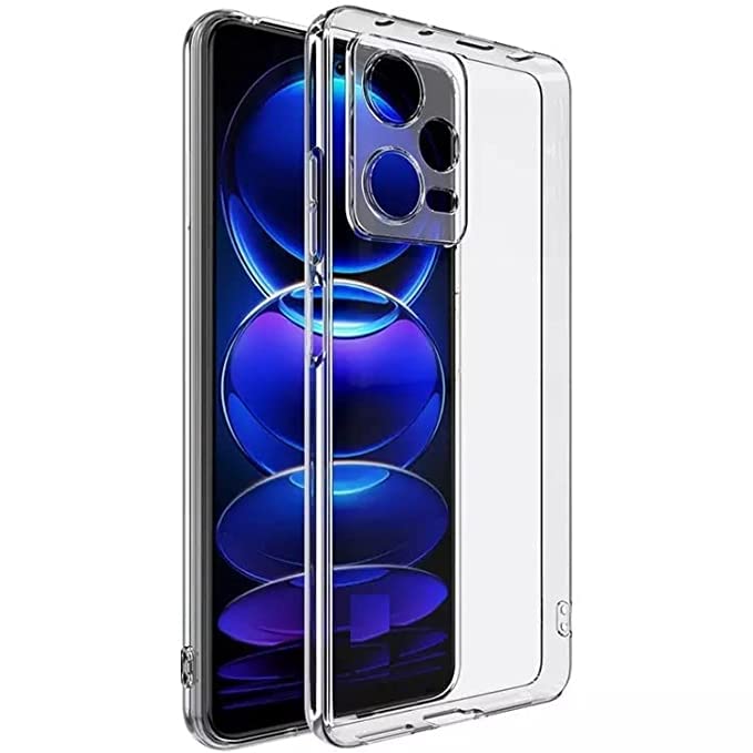 Redmi Note 12 Pro (5G) (Lifetime Anti-Yellow Clear Back Cover)