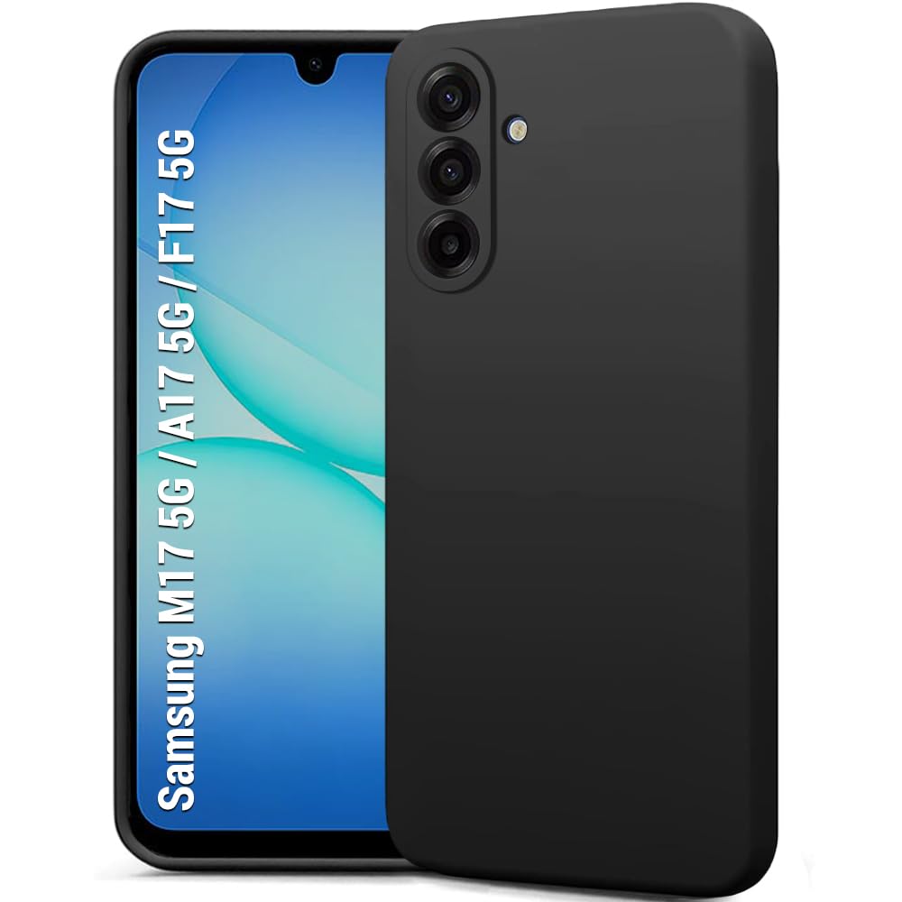 Samsung M17 5G (Black Silicone Cover)