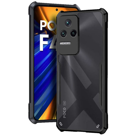 Poco F4 Back Cover (Black Bumper)