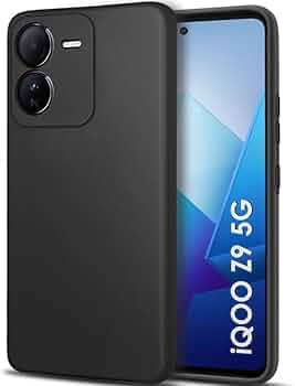 Matte Finish Silicone Cover For iQOO Z9 5G