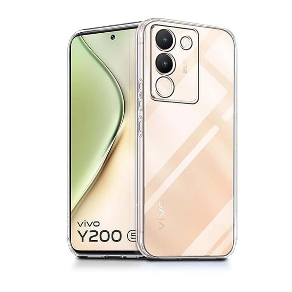 Vivo Y300 Plus 5G ( Lifetime Anti-Yellow Clear Back Cover)