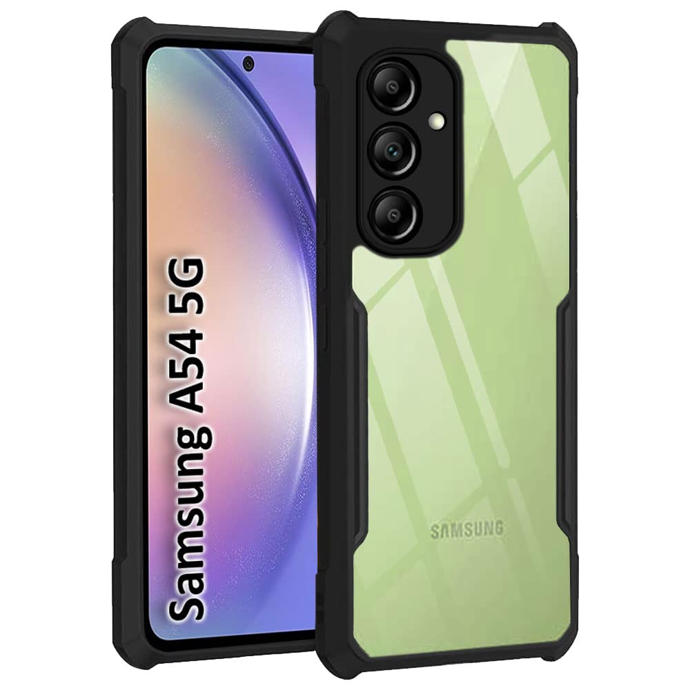 Samsung A54 5G Back Cover (Black Bumper)