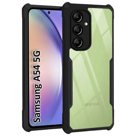 Samsung A54 5G Back Cover (Black Bumper)