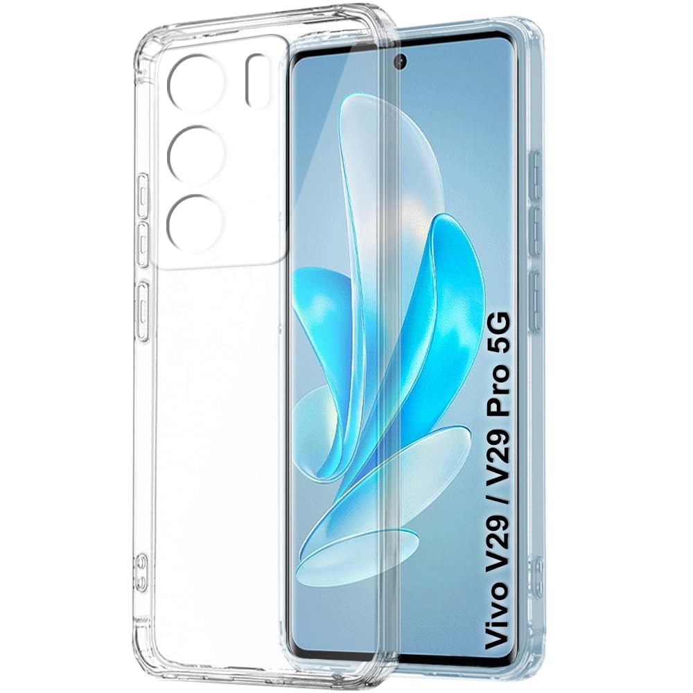 Vivo V29e/V29 Pro 5G (Lifetime Anti-Yellow Clear Back Cover)