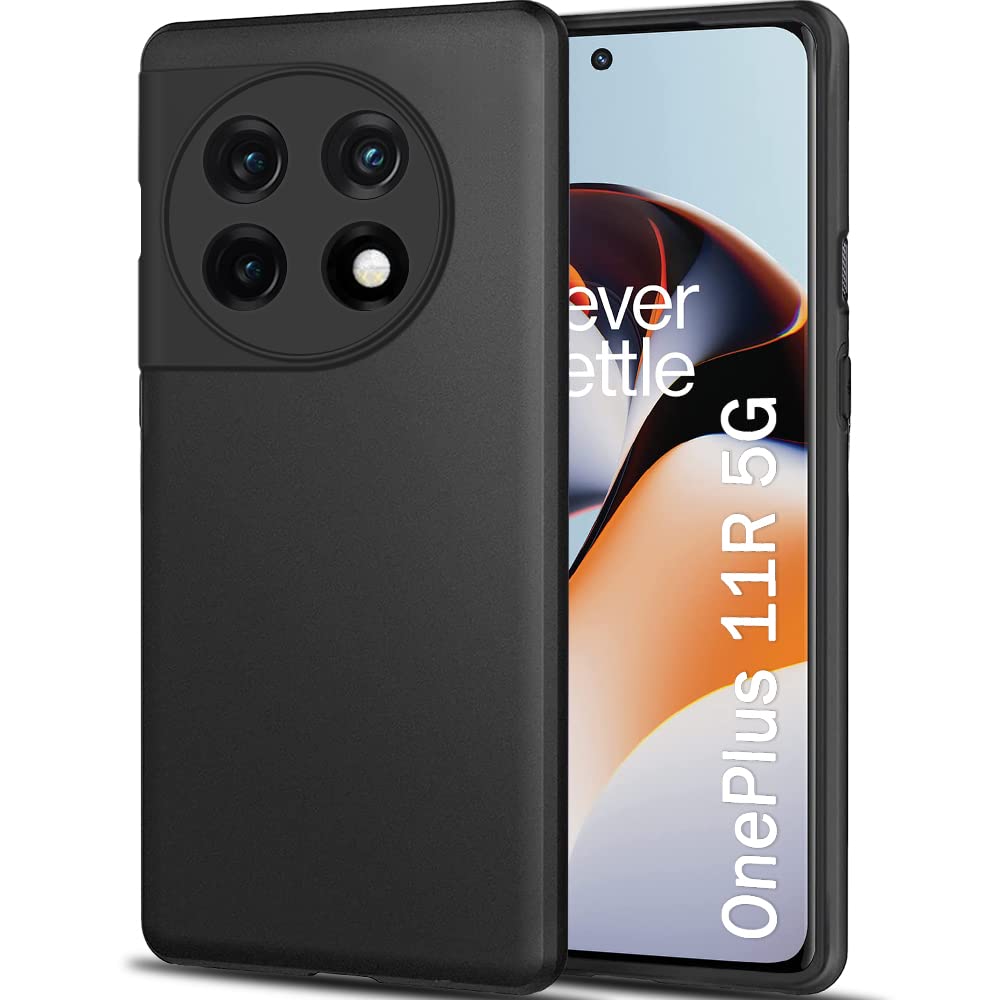 OnePlus 11R 5G ( Black Silicone Cover)