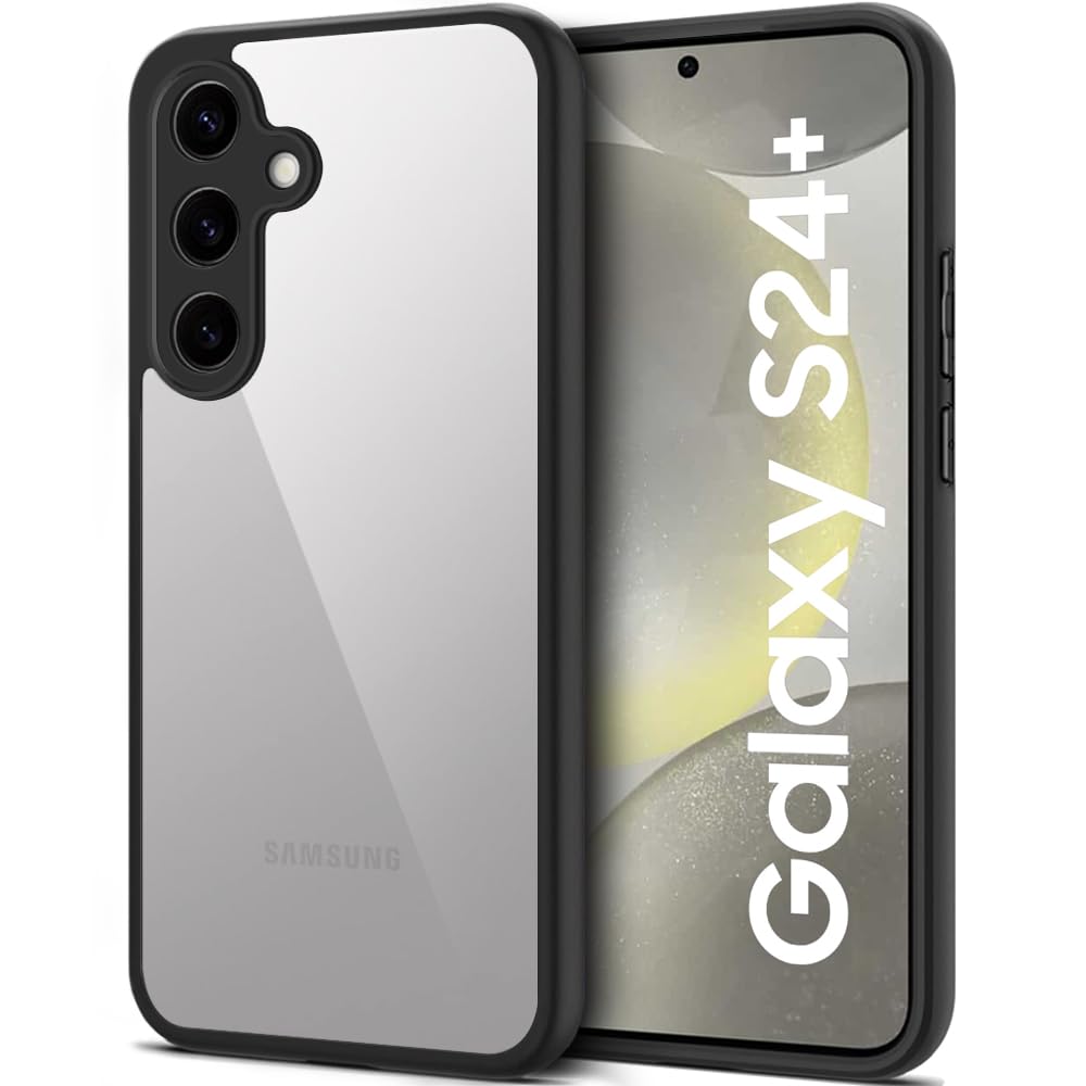 Samsung S24 Plus Back Cover (Black Bumper)