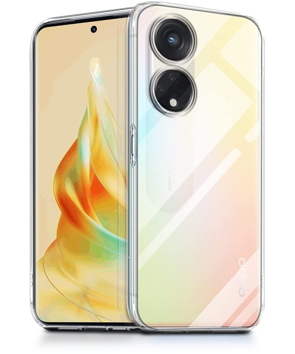 Oppo Reno 8T 5G  (Lifetime Anti-Yellow Clear Back Cover)