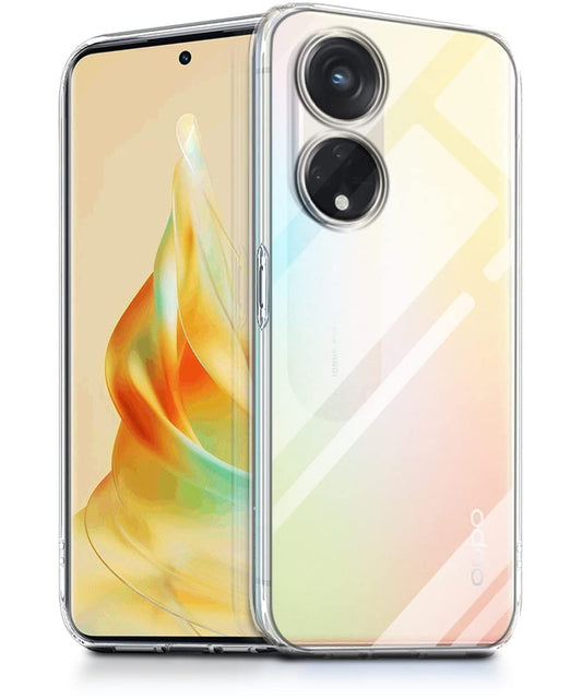 Oppo Reno 8T 5G  (Lifetime Anti-Yellow Clear Back Cover)