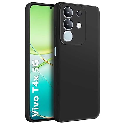 Matte Finish Silicone Cover For Vivo T4x 5G