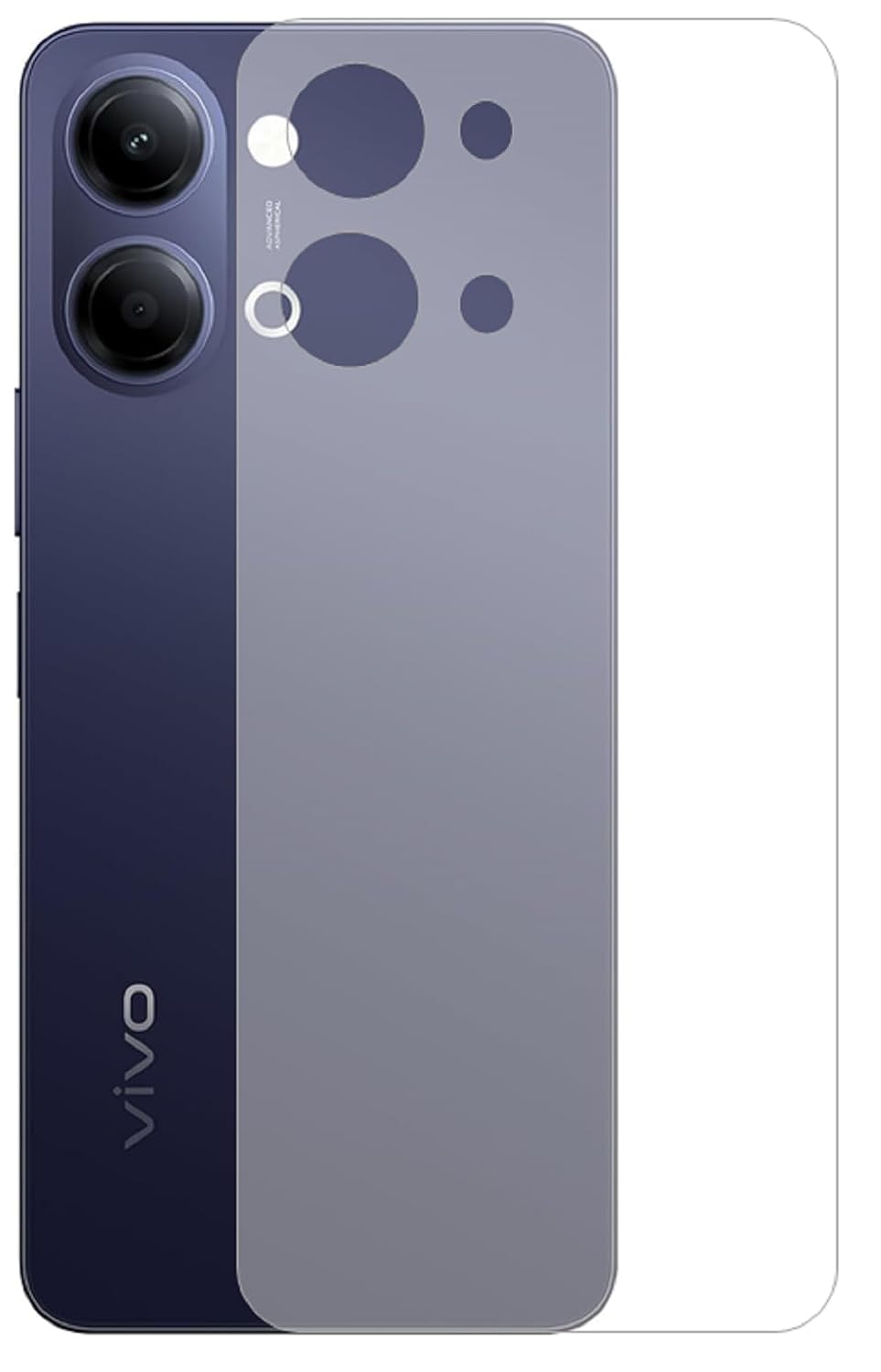 vivo Y05 Back Screen Guard For Matte Finish, Smooth Touch, Unbreakable Membrane