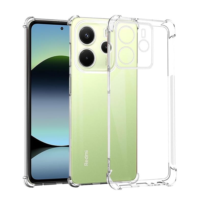 Redmi Note 14 SE 5G Back Cover (Transparent)