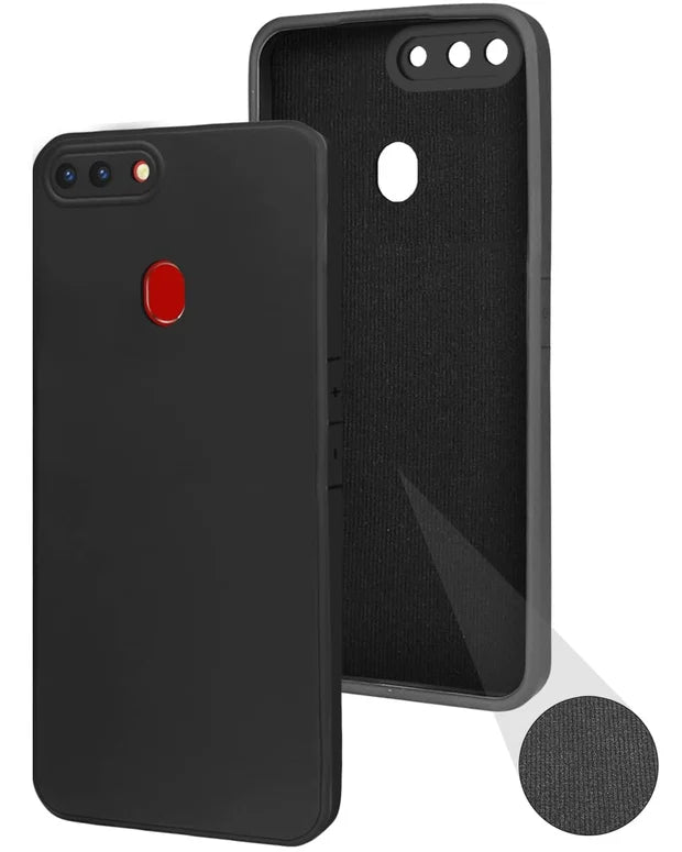 Oppo A12/ Oppo A11K ( Black Silicone Cover)