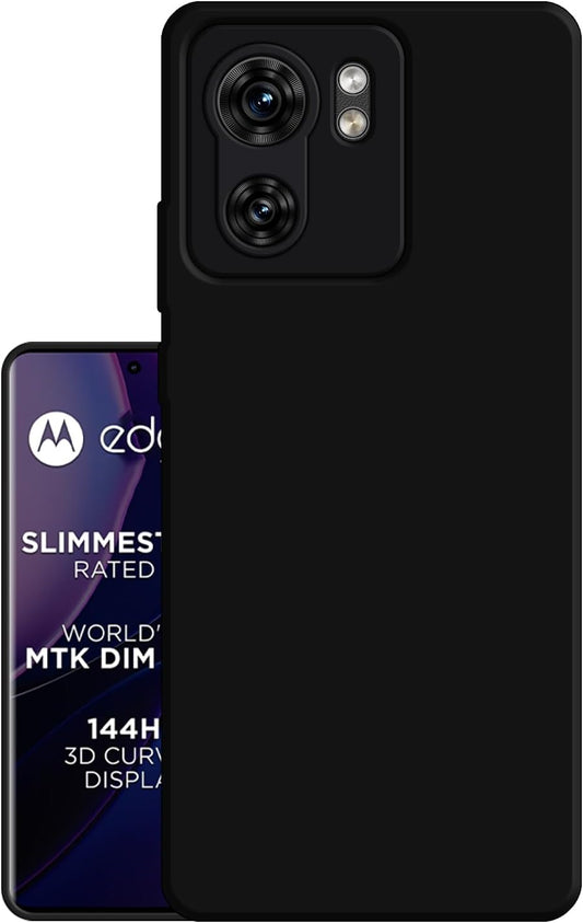Matte Finish Silicone Cover For Motorola Edge 40 5G