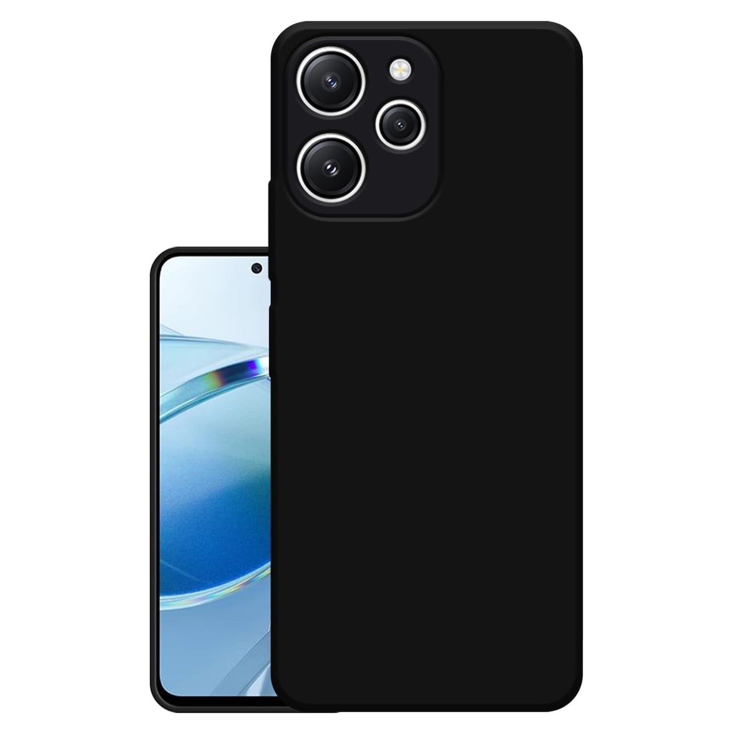 Redmi 12 (5G) ( Black Silicone Cover)