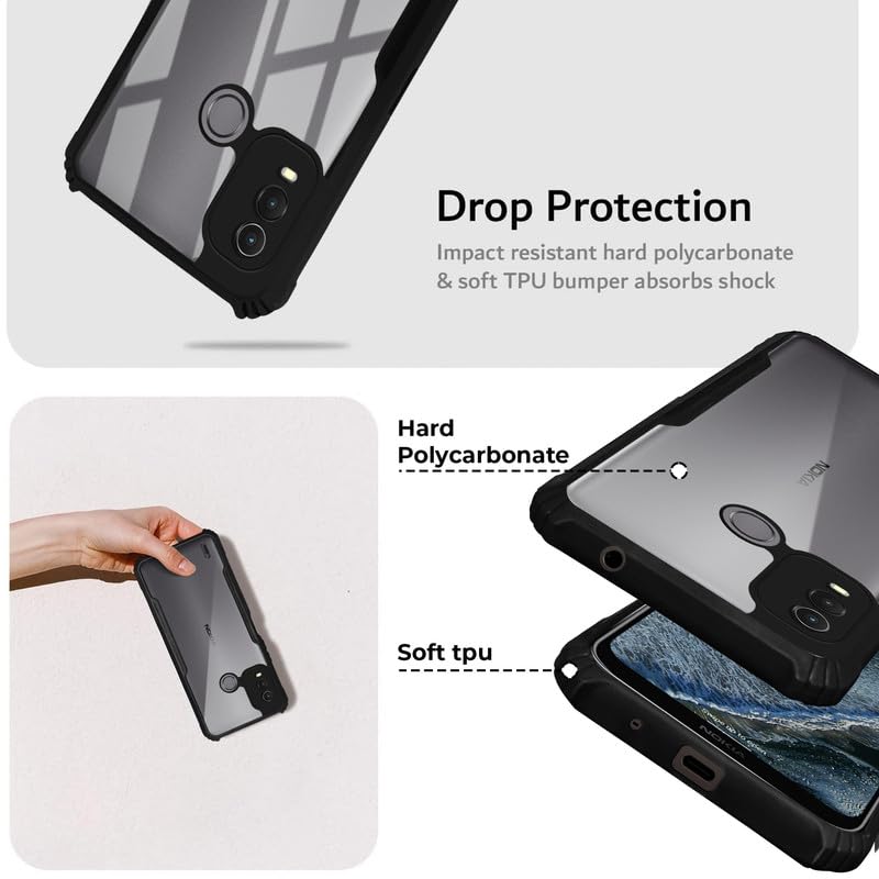 Premium Acrylic Transparent Back Cover for Nokia G11 Plus