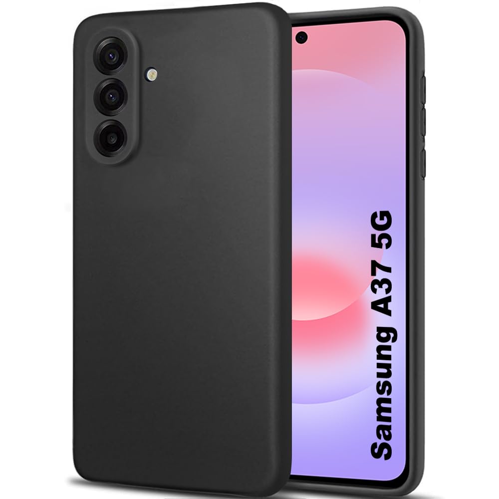 Samsung A37 5G (Black Silicone Cover)