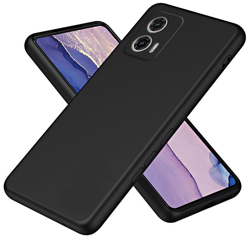 Motorola G34 5G ( Black Silicone Cover)