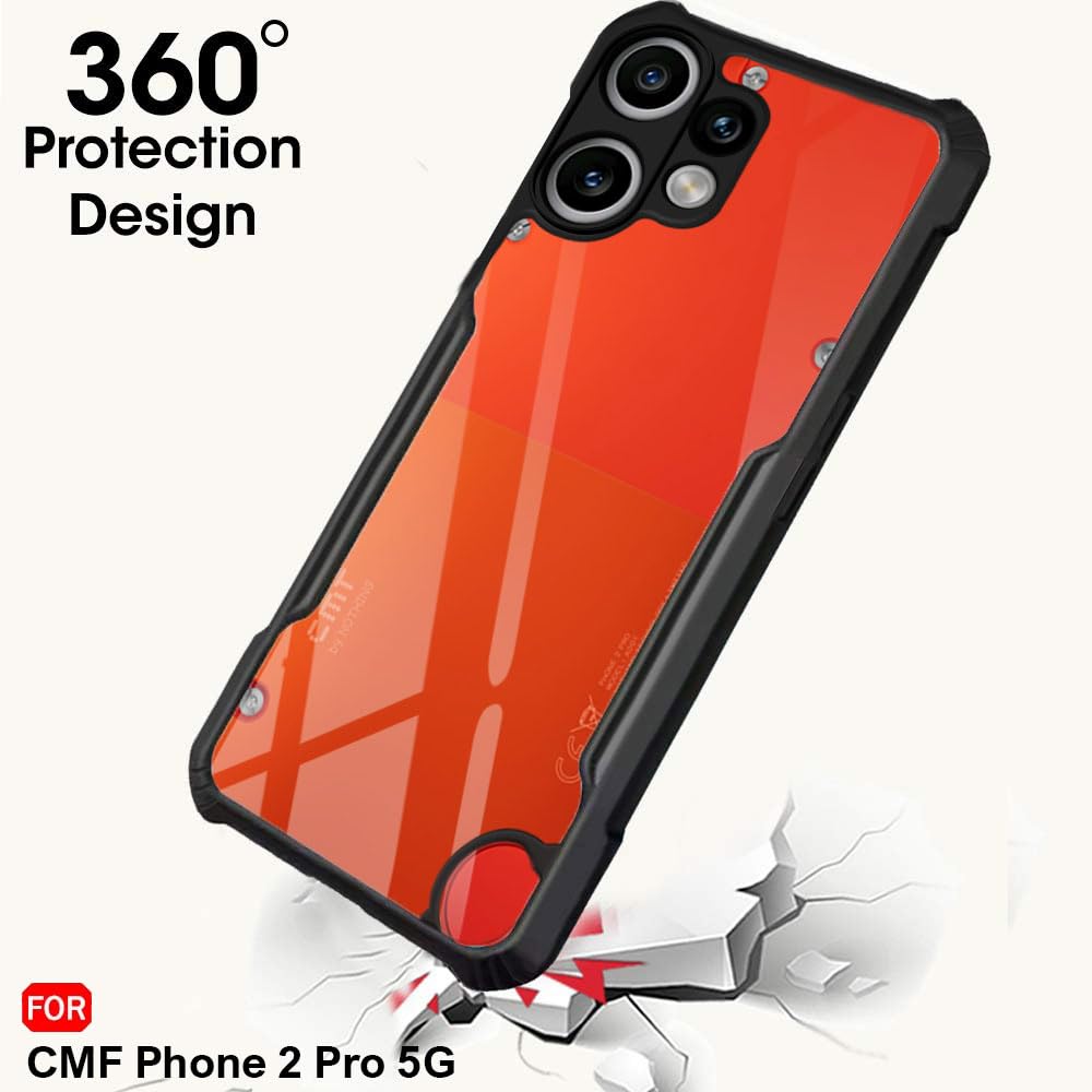 CMF Phone 2 pro Back Cover (Black Bumper)