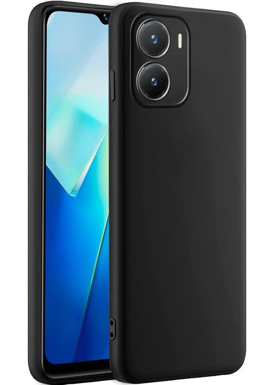 Vivo T2X 5G ( Black Silicone Cover)