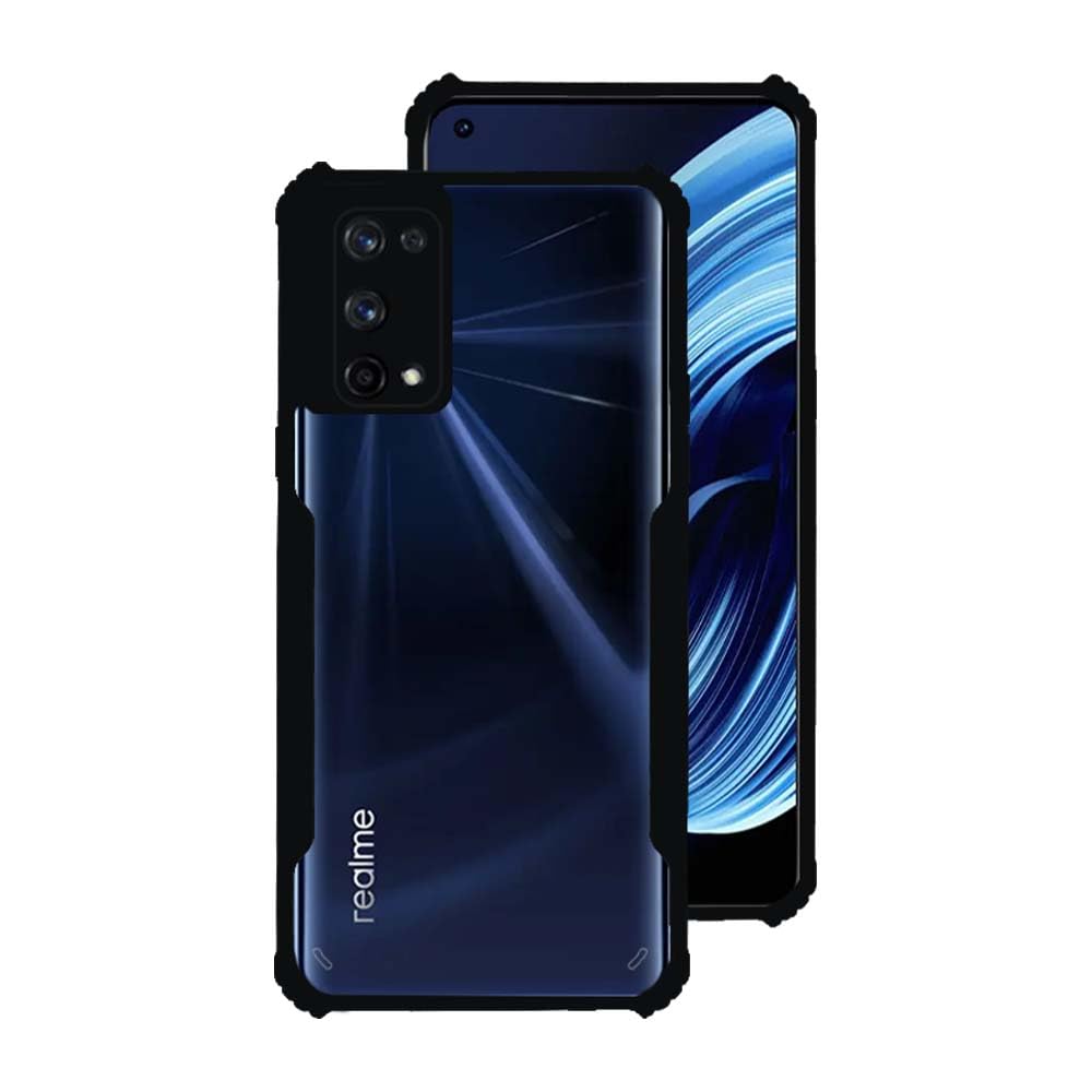 Realme X7 Pro Back Cover (Black Bumper)