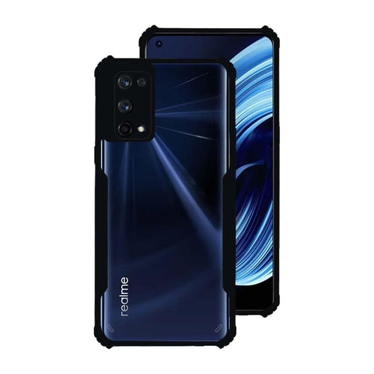 Realme X7 Pro Back Cover (Black Bumper)