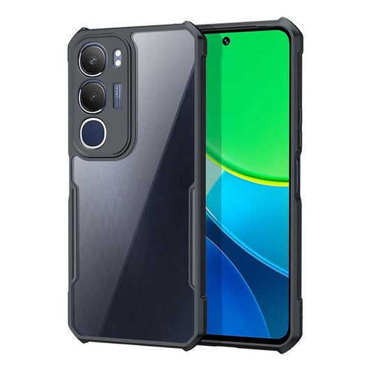 Vivo Y19s/ Y29 5G Back Cover (Black Bumper)