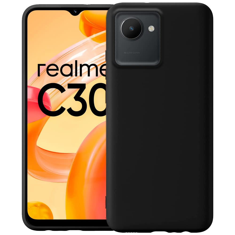 RRealme C30 ( Black Silicone Cover)