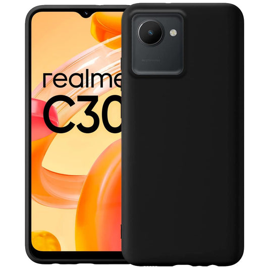 RRealme C30 ( Black Silicone Cover)