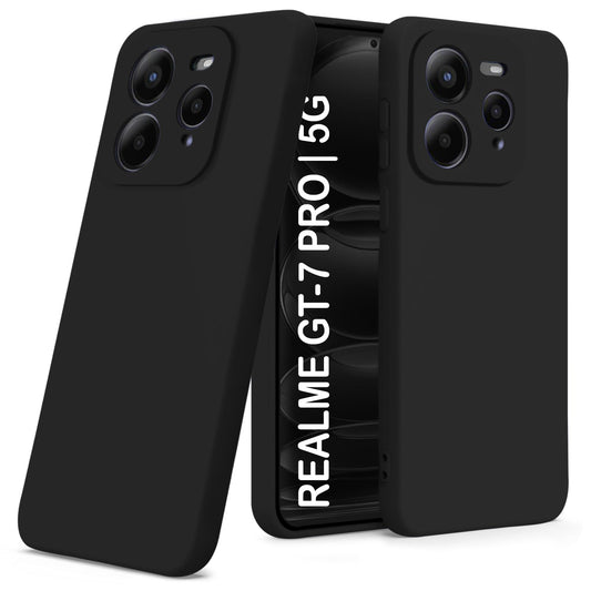 Matte Finish Silicone Cover For Realme GT 7 Pro