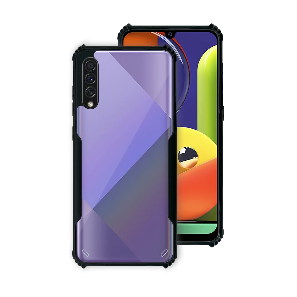 Samsung A50/A50s/A30s Back Cover (Black Bumper)