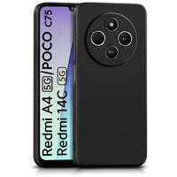 Matte Finish Silicone Cover For Redmi A4 5G